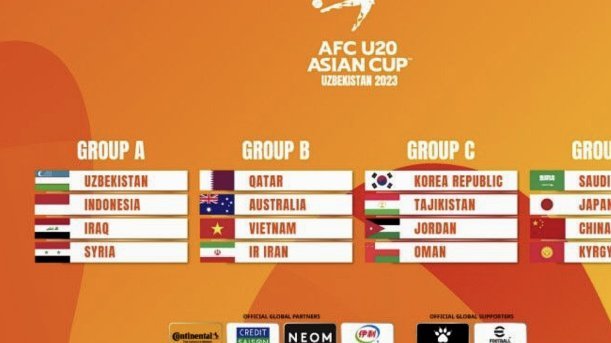 U20亚洲杯预选赛 越南被分到死亡之组